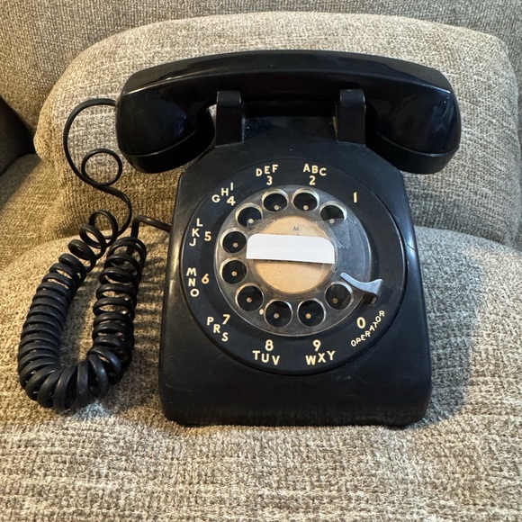 Western Electric Other - Vintage Western Electric 500 Series Black Rotary Desk Phone
